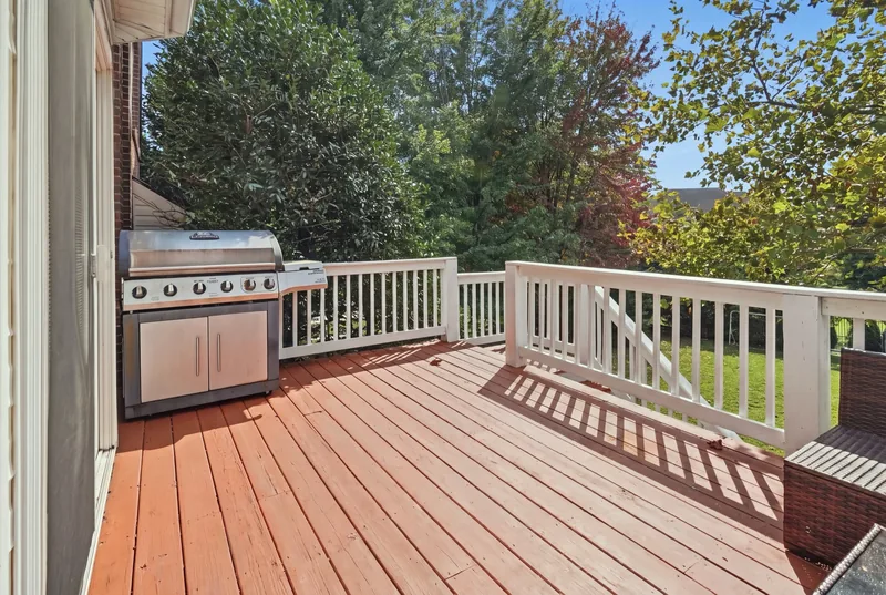 Deck off the kitchen