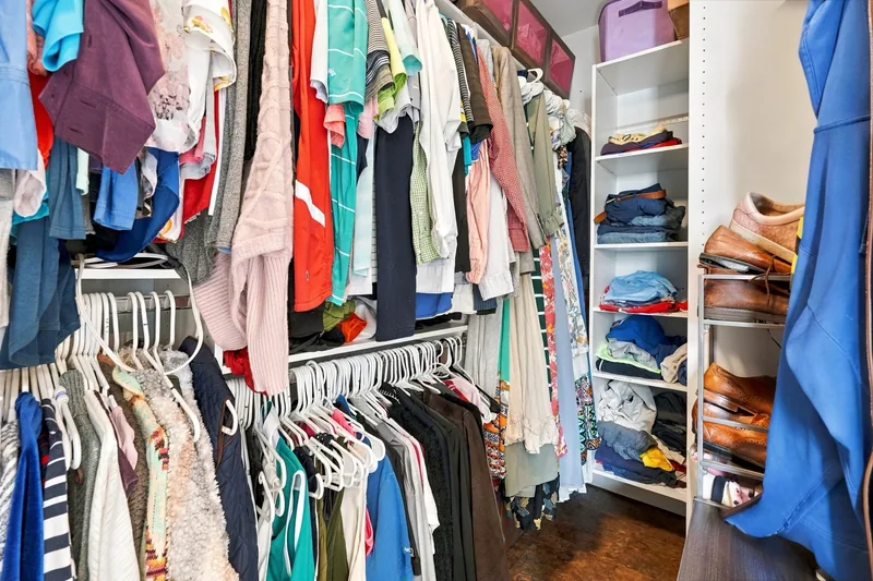 Primary closet