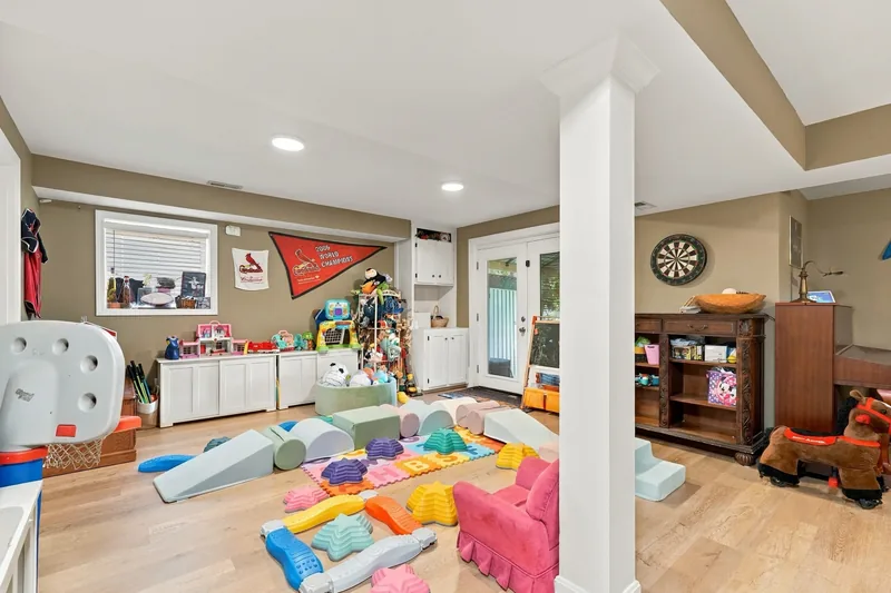 Walkout level family room